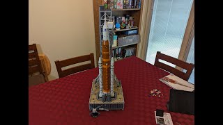 LEGO 10341 NASA Artemis Space Launch System build in 90 seconds [upl. by Damien701]