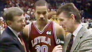 1990  UNLV vs Loyola Marymount  NCAA Basketball Tournament  West Region Elite 8 [upl. by Major]