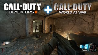 WAW weapons  Call of Duty Black ops 3 Zombies Nacht Der Untoten 3 [upl. by Posehn]