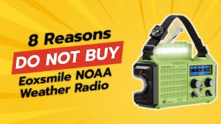 DONT BUY Eoxsmile NOAA Weather Radio BEFORE WATCHING THIS VIDEO 🚨📻 [upl. by Gentilis]