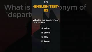 English Test  B1B2 intermediate english learnenglish testy shorts quiz vocabulary [upl. by Peatroy171]