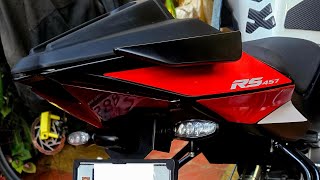 Installing tail tidy on the Aprilia RS457 [upl. by Parsons]