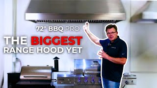 OUR BIGGEST RANGE HOOD YET Proline BBQ Pro 72 inch [upl. by Ainegue]