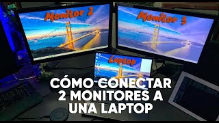 Cómo conectar dos monitores a una Laptop [upl. by Gerome]