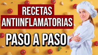 💥 RECETAS 🔝 ANTIINFLAMATORIAS 👨🏼‍🍳 Paso a paso ¡¡Acaba con la INFLAMACIÓN [upl. by Reitman]