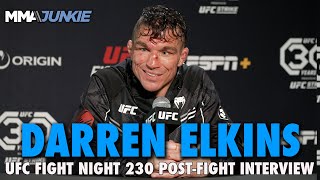 Refreshed Darren Elkins Still Has Much to Achieve Before Retirement  UFC Fight Night 230 [upl. by Amihsat]