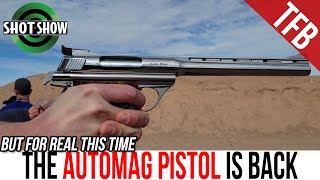 The 44 Mag Auto Mag Pistol is Back Again SHOT Show 2022 [upl. by Woodie345]