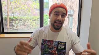 BlackComicCreators TJ Sterling  12th Annual Black Comic Book Festival Harlem NY [upl. by Eillehs]