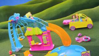 Polly Pocket  Flip n Swim Pool Playset [upl. by Fazeli]