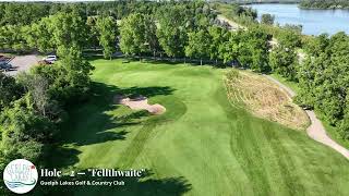 Guelph Lakes Golf amp Country Club  Hole 2 Flyover [upl. by Yetta241]