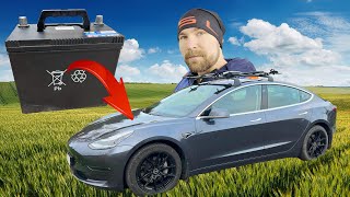 Tesla Model 3 akun vaihtaminen Sen pienemmän [upl. by Pejsach]