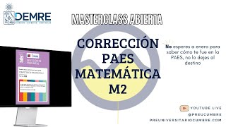 Corrección PAES Matemática M2 [upl. by Yra]