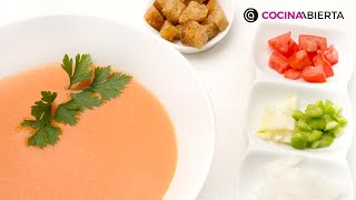 GAZPACHO andaluz ¡la receta ORIGINAL de Karlos Arguiñano  Cocina Abierta [upl. by Vaasta687]