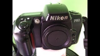 501 Used Nikon F60mint condition 35mm film SLR unboxing ebay [upl. by Bronk785]