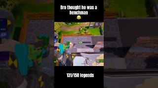 He was not a henchman 😂fortnite chapter2fortnite fortnitememes [upl. by Ytomit]