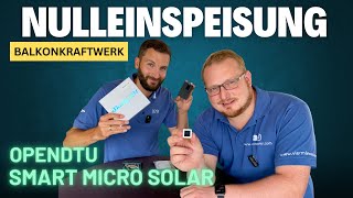 PV Nulleinspeisung ✅ Smart Micro Solar Shelly 3EM Open DTU für Balkonkraftwerke [upl. by Yerak]