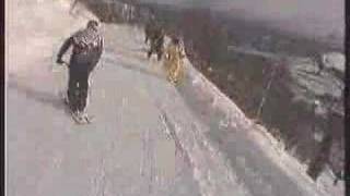 Insane Snowscoot Riders in Japan [upl. by Lisabet]