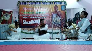 LIVE PERFORMANCE RAGA PREMAWATI ALAPJOD JHALA GAT 9BIT BY ANGSUMAN CHAKRABARTIFLUTE [upl. by Aerdnua712]