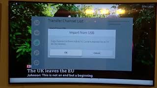 SAMSUNG SMART TV Channel List Import and Export [upl. by Still]