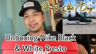 Unboxing Nike Presto Black amp White [upl. by Ailb300]