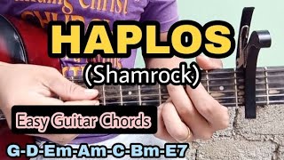 HAPLOS  Shamrock Easy Guitar Chords Guitar Tutorial [upl. by Borden]