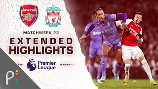 Arsenal v Liverpool  PREMIER LEAGUE HIGHLIGHTS  242024  NBC Sports [upl. by Zetrauq]