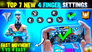 2024 New Top 7 Best 4 Finger Custom Hud Free Fire ⚡MOVMENTHEADSHOT4 Finger Custom Hud Free Fire 🔥 [upl. by Dyanne]