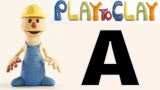 Learning A  PLAY To CLAY with JAMES  Play Doh English Kindergarten [upl. by Floyd150]