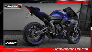 Yamaha YZFR7  Dominator Exhaust Sound  DYNO Test [upl. by Karalynn]