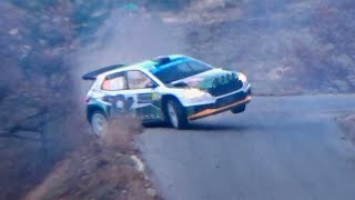 WRC Rallye Monte Carlo 2023  CRAZY Limits Flat Out and Atmosphere [upl. by Aicissej323]