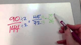 Tips for reducing fractions with large numbers [upl. by Yrreiht]