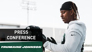 Trumaine Johnson Press Conference 726  New York Jets Training Camp  NFL [upl. by Sivie]