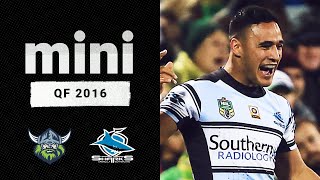 Every finals fairy tale has a beginning  Raiders v Sharks Match Mini  Qualifying Final 2016  NRL [upl. by Carman]