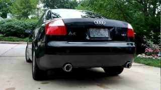 2002 Audi B6 A4 18T Test PipeStraight Pipe exhaust w resonator delete [upl. by Klara]