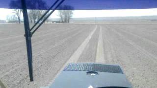 Ag Chem Rogator 854 Sprayer Applying Preplant on Dry Bean Ground [upl. by Ahterod901]