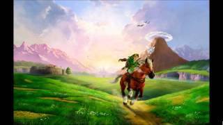 The Legend of Zelda Ocarina of Time 3D Hyrule Field theme FROM THE REAL GAME [upl. by Marian8]