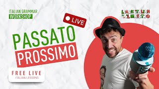 Italian Passato Prossimo Quiz – Live 🎉 [upl. by Nomolos]