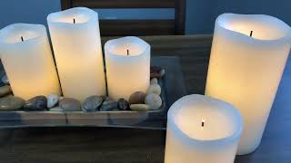 Gerson 6 Piece LED Flameless Candle Set from Costco  Battery Powered Candles with Remote and Timer [upl. by Lauhsoj330]