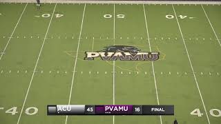 PVAMU VS ACU  Football [upl. by Esme372]