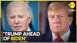 Biden vs Trump 49 to vote for Trump in 2024 elections poll  World News  WION [upl. by Chemarin]