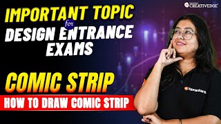 Comic Strip  How to Draw Comic Strip 🤔 Comic Strip vs Storyboarding 🎨🖌️ For Design Entrance Exams [upl. by Weathers]