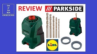 Parkside Drill Bit Sharpener PBSG 95 D5 REVIEW Lidl 46g 95W 1350rpm HSS [upl. by Nho]