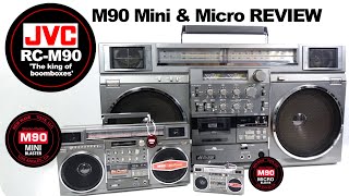 REVIEW M90 Mini amp Micro Boomboxes  More than just excellent replicas [upl. by Arvie]