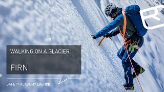 Walking techniques high alpine tours on firn with crampons amp ice axe – Tutorial 918  LAB ICE [upl. by Ysak700]