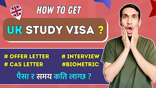 HOW TO GET UK🇬🇧 STUDY VISA FROM NEPAL🇳🇵 Step by Step Explained [upl. by Eelnayr656]