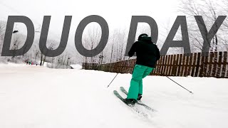 Duo Day of Skiing at Hunter Mountain [upl. by Aidul]