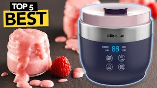 ✅ TOP 5 Best Yogurt Maker 2024  Buyers Guide [upl. by Maloy]