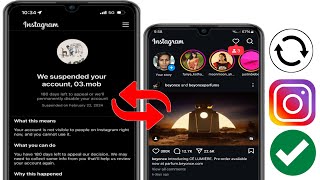 We Suspended Your Account Instagram 180 Days Problem  Instagram Account Suspended Problem [upl. by Sucramat]