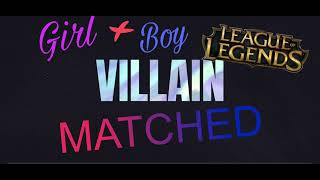 🎵 VILLAIN MUSIC  Boy and Girl Matched 🎵 [upl. by Moll]