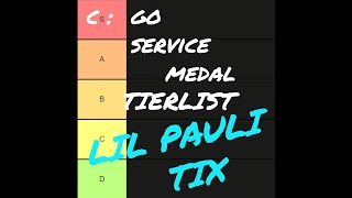 Csgo Service MedalTier List [upl. by Melquist672]